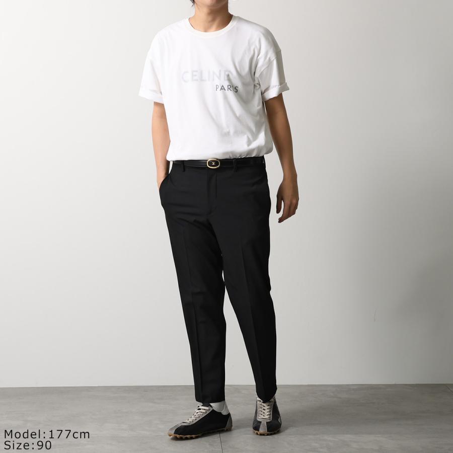 CELINE セリーヌ ベルト 45BMU3APC.38TA レディース レザー リバーシブル ミディアム 2.5cm ダブルフェイス トリオンフ BlackTanの画像