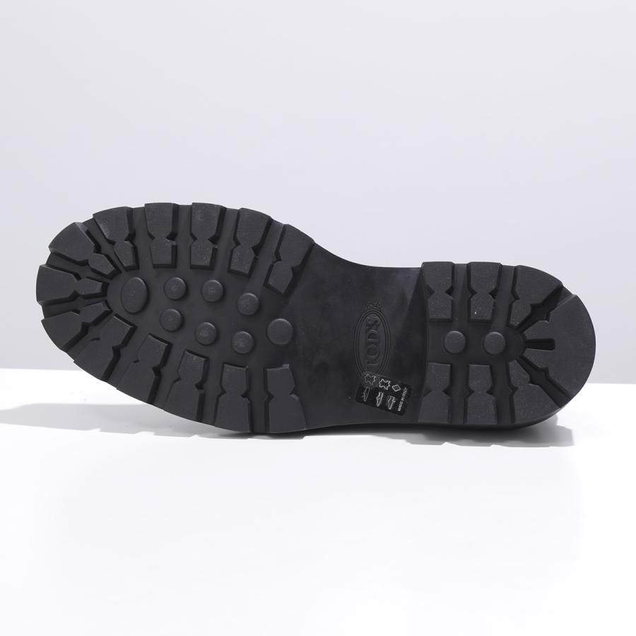 TODS トッズ ローファー XXW08J0GF80SHA レディース Tチェーン メタル フリンジ レザーシューズ チャンキーソール B999/NERO XXW08J0GF80SHAB999の画像