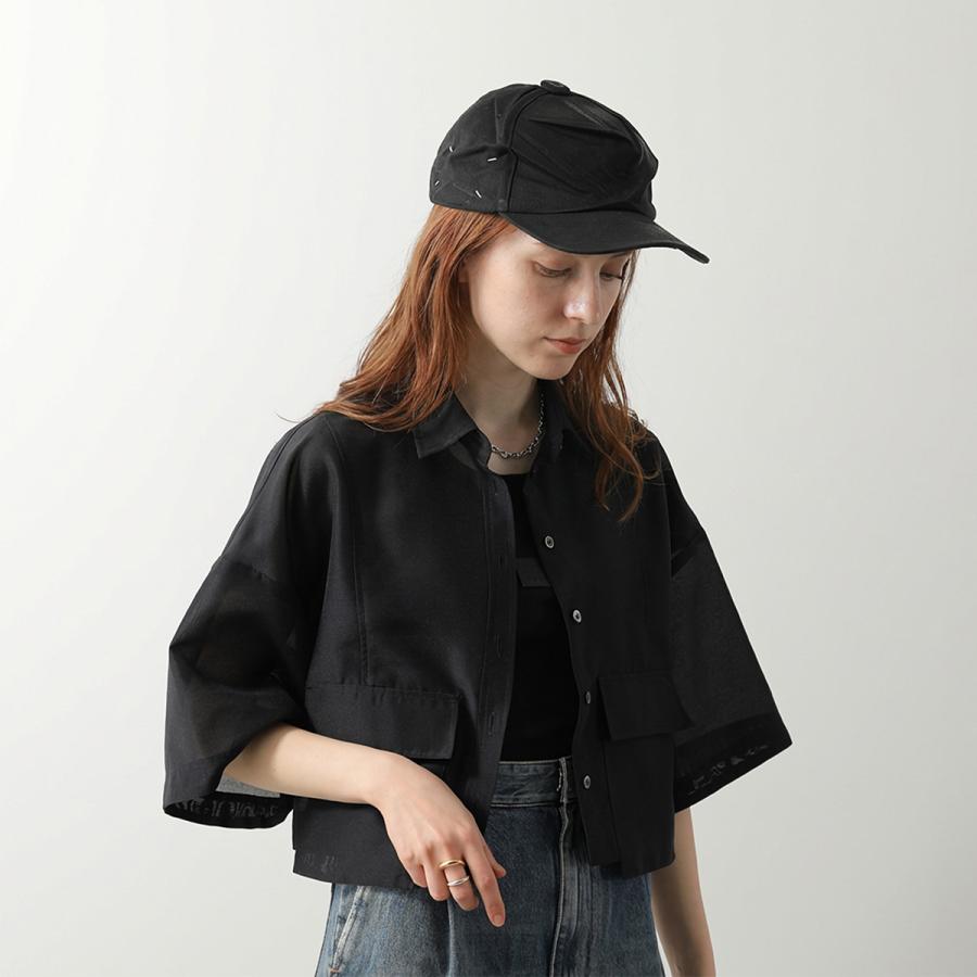 MAISON MARGIELA メゾンマルジェラ ベースボールキャップ S50TC0080 M35673 メンズ コットン 帽子 900 S50TC0080M35673900の画像