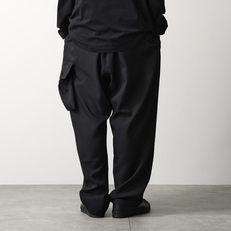 Y-3 ワイスリー カーゴパンツ SU CARGO PANTS スポーツ ユニフォーム KS7654 メンズ ワイドパンツ ロゴ BLACKの画像