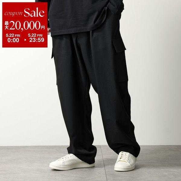 Y-3 ワイスリー カーゴパンツ SU UT STR PANTS スポーツ ユニフォーム ユーティリティー ストレート KH3044 メンズ ワイド ロゴ BLACKの画像