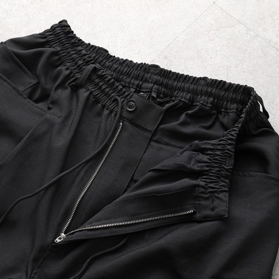 Y-3 ワイスリー カーゴパンツ SU UT STR PANTS スポーツ ユニフォーム ユーティリティー ストレート KH3044 メンズ ワイド ロゴ BLACKの画像