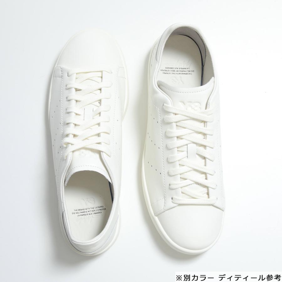 Y-3 ワイスリー スニーカー STAN SMITH スタン スミス HQ7319 メンズ ローカット レザー 3cm シューズ 靴 BLACK/BLACK/BLACKの画像