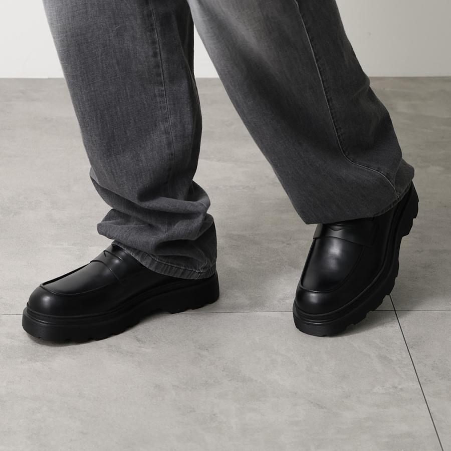 TODS トッズ コインローファー XXM24L0IL50LYG メンズ ペニーローファー レザー 3.5cm シューズ 革靴 B999/NERO XXM24L0IL50LYGB999の画像