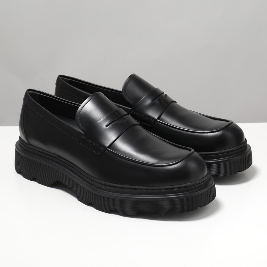 TODS トッズ コインローファー XXM24L0IL50LYG メンズ ペニーローファー レザー 3.5cm シューズ 革靴 B999/NERO XXM24L0IL50LYGB999の画像