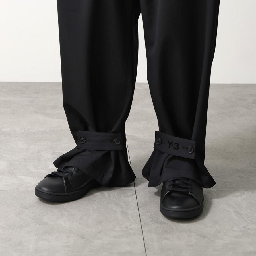 Y-3 ワイスリー ワイドパンツ SPORT UNIFORM WIDE LEG PANTS スポーツ ユニフォーム ワイド レッグ パンツ KH3213 メンズ イージーパンツ BLACKの画像