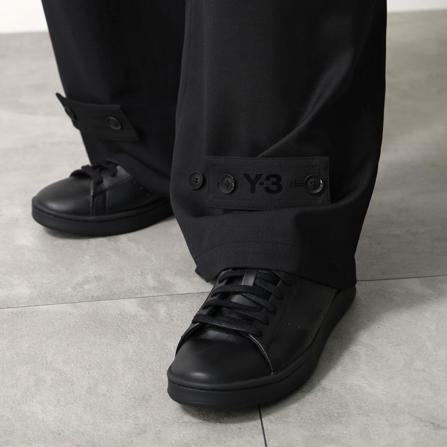 Y-3 ワイスリー ワイドパンツ SPORT UNIFORM WIDE LEG PANTS スポーツ ユニフォーム ワイド レッグ パンツ KH3213 メンズ イージーパンツ BLACKの画像
