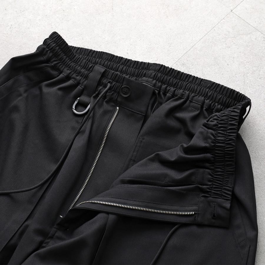 Y-3 ワイスリー ワイドパンツ SPORT UNIFORM WIDE LEG PANTS スポーツ ユニフォーム ワイド レッグ パンツ KH3213 メンズ イージーパンツ BLACKの画像