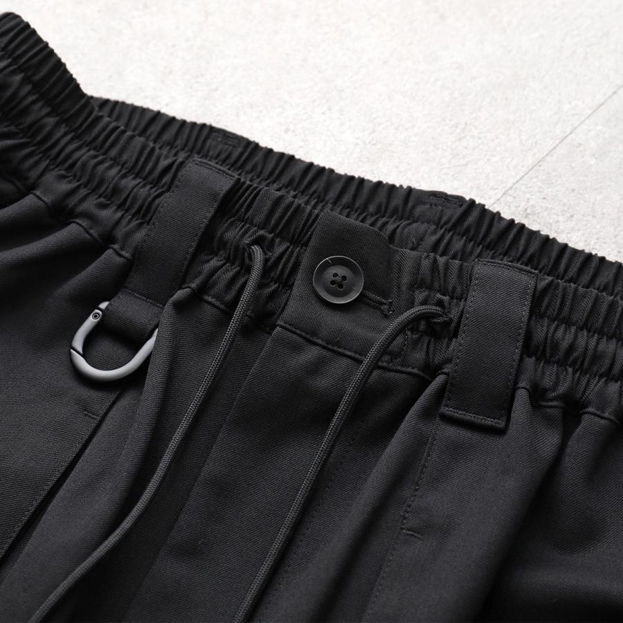Y-3 ワイスリー ワイドパンツ SPORT UNIFORM WIDE LEG PANTS スポーツ ユニフォーム ワイド レッグ パンツ KH3213 メンズ イージーパンツ BLACKの画像