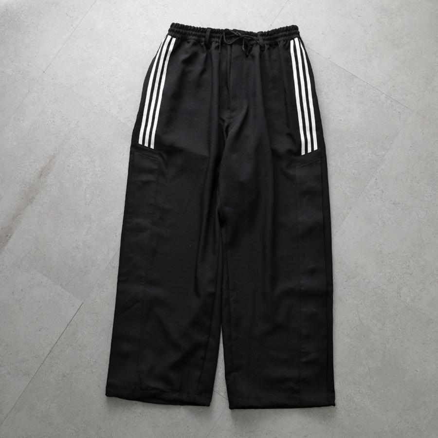 Y-3 ワイスリー ワイドパンツ SU BBALL PANTS スポーツ ユニフォーム バスケットボール KH3046 メンズ ワイド スリーストライプス ロゴ BLACKの画像