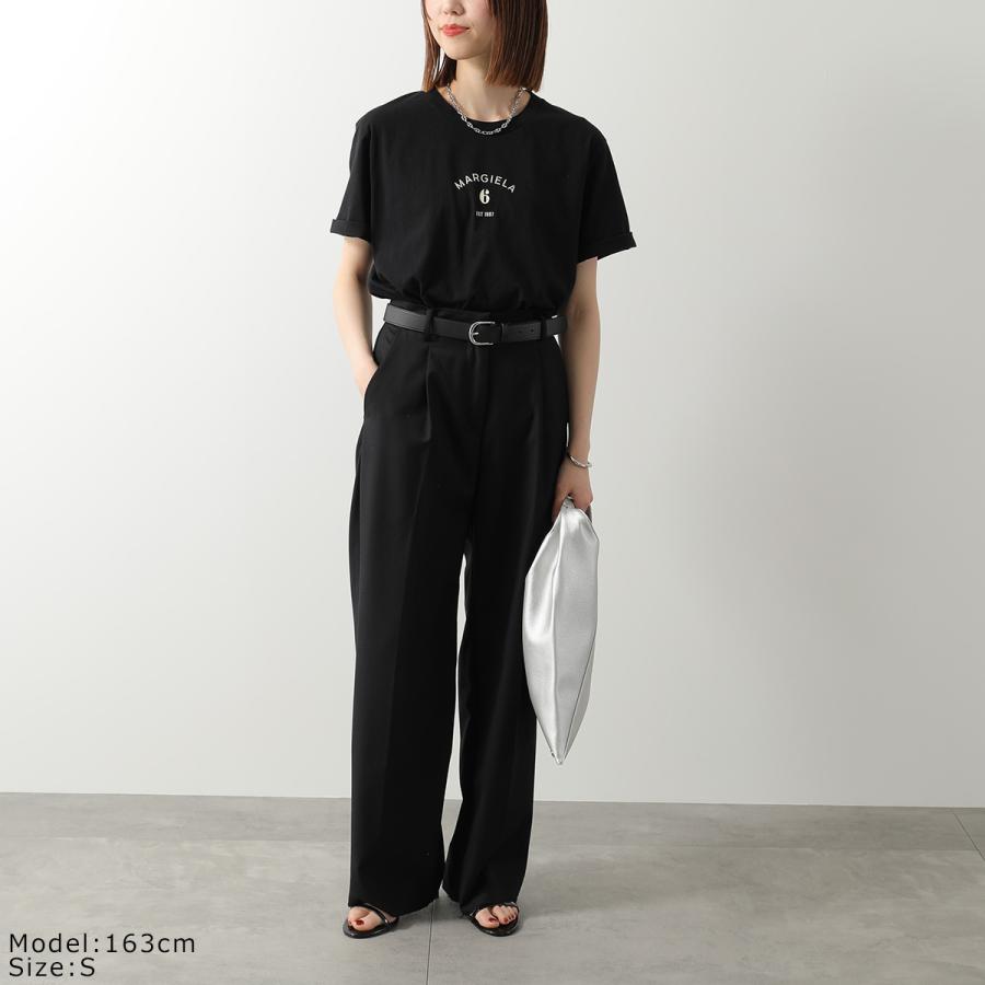 MM6 エムエムシックス メゾンマルジェラ Tシャツ SH2GC0038 M20048 メンズ 半袖 カットソー コットン クルーネック ロゴ カラー2色 SH2GC0038M20048900の画像