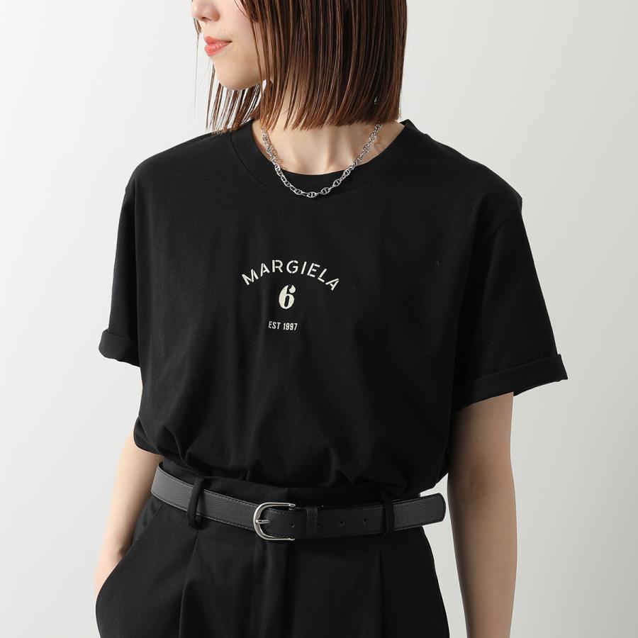 MM6 Maison Margiela エムエムシックスメゾンマルジェラ 15AW シルバーライン 半袖カットソー Tシャツ ブラック S32GC0399 S22602 MM6 - MM6 Maison Margiela エムエムシックスメゾンマルジェラ 15AW
