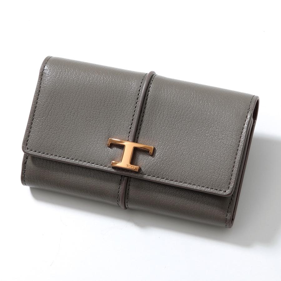 【希少】【最終値下】TOD’S トッズ Tタイムレスレザーミニ財布【限定セール】 TOD'S（トッズ） TODS 三つ折り財布 T TIMELESS Tタイムレス