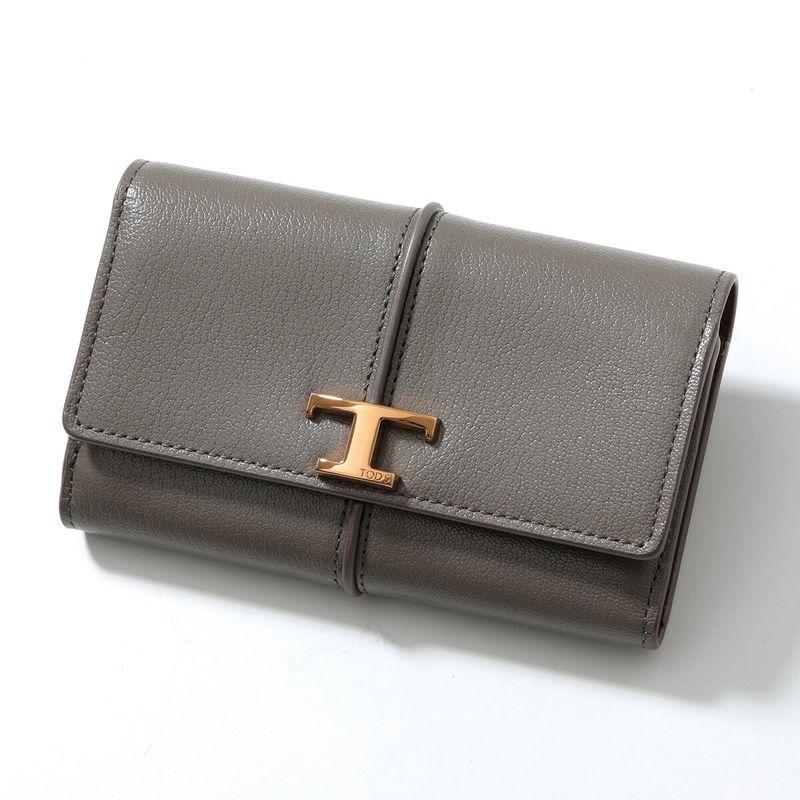 TOD'S（トッズ） TODS 三つ折り財布 T TIMELESS Tタイムレス