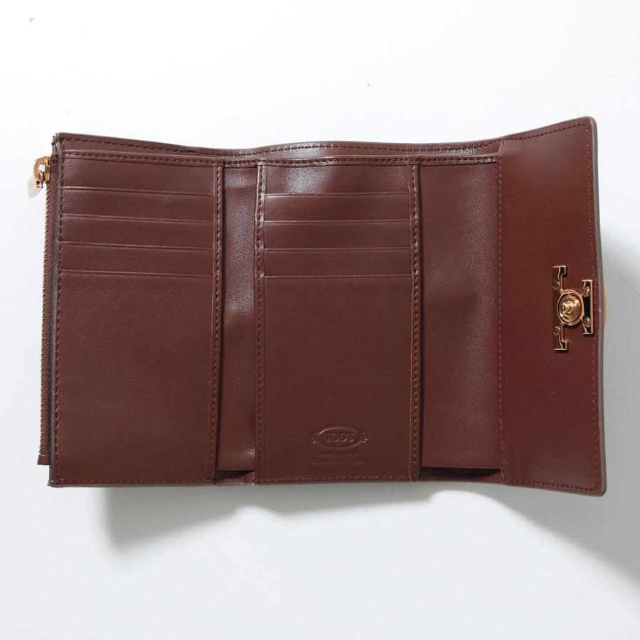 TOD'S（トッズ） TODS 三つ折り財布 T TIMELESS Tタイムレス