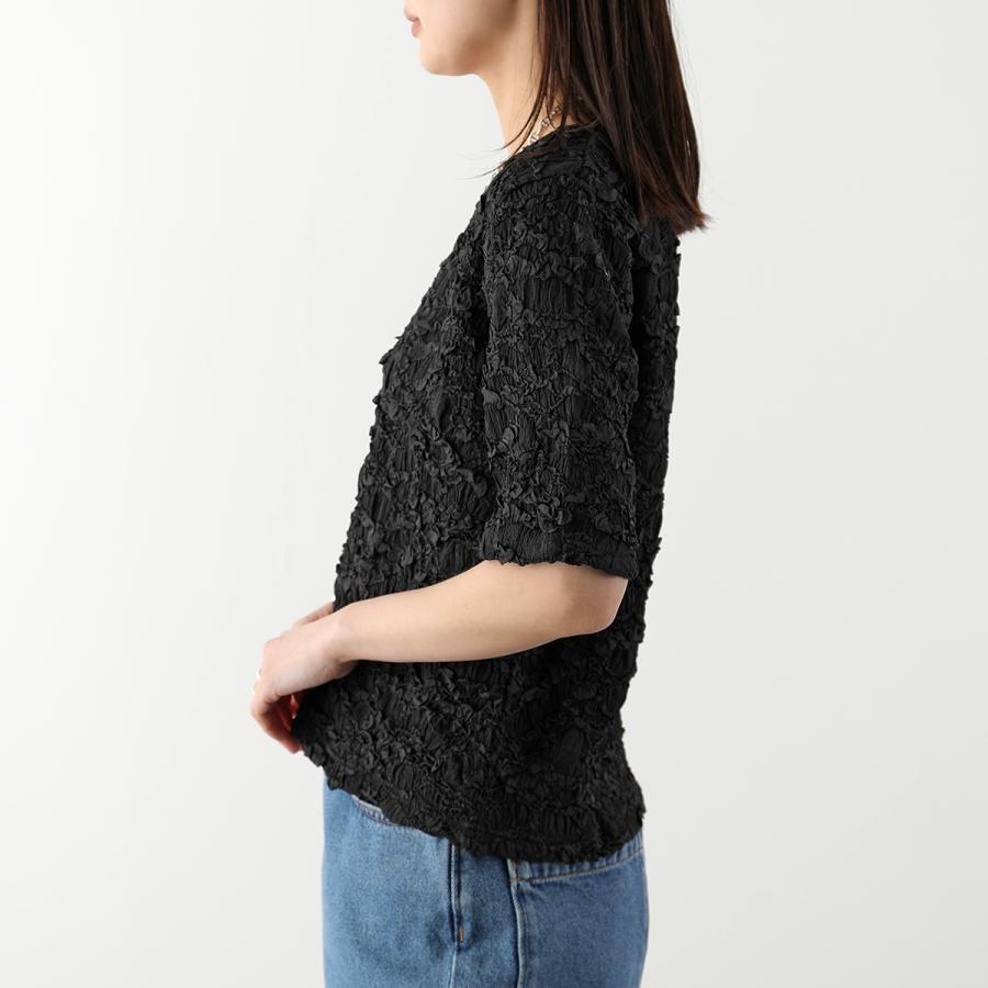 【新品】TORRAZZO DONNA 半袖カットソー Torrazzo Donna（トラッゾドンナ） ジャガード半袖トップス 6266-360