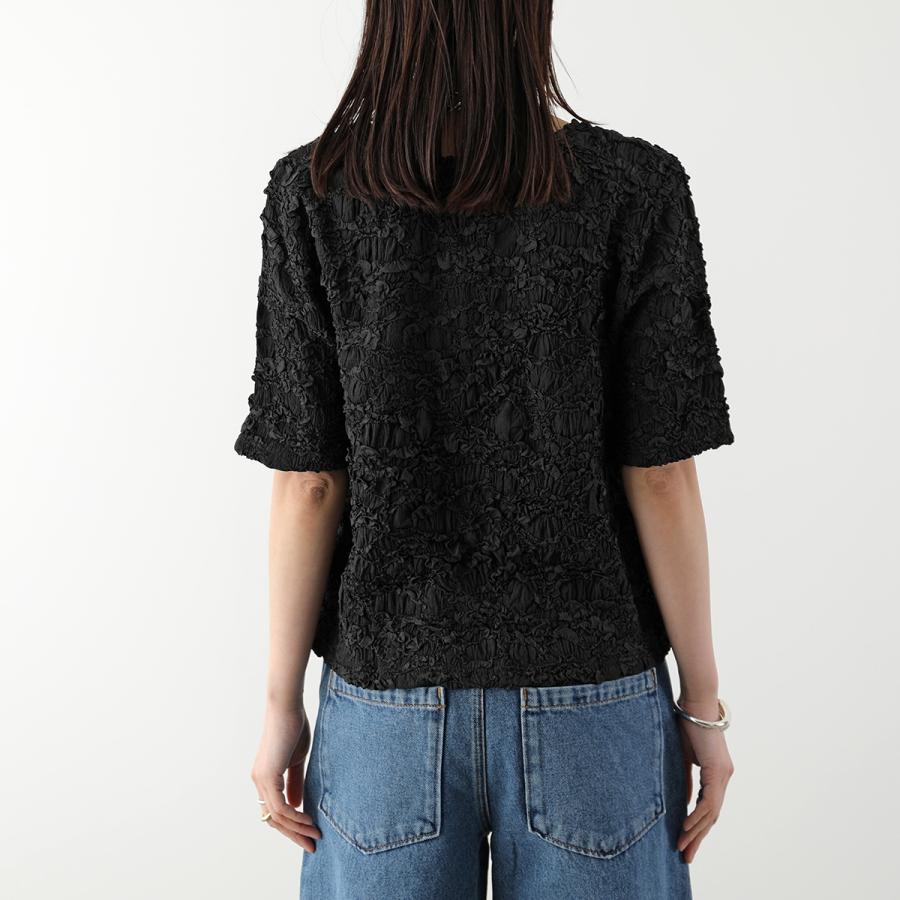 トップス Dona Torrazzo Donna（トラッゾドンナ） ジャガード半袖トップス 6266-360