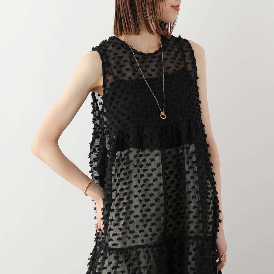 Torrazzo Donna（トラッゾドンナ） ワンピース 2-Way Dot Sheer Dress
