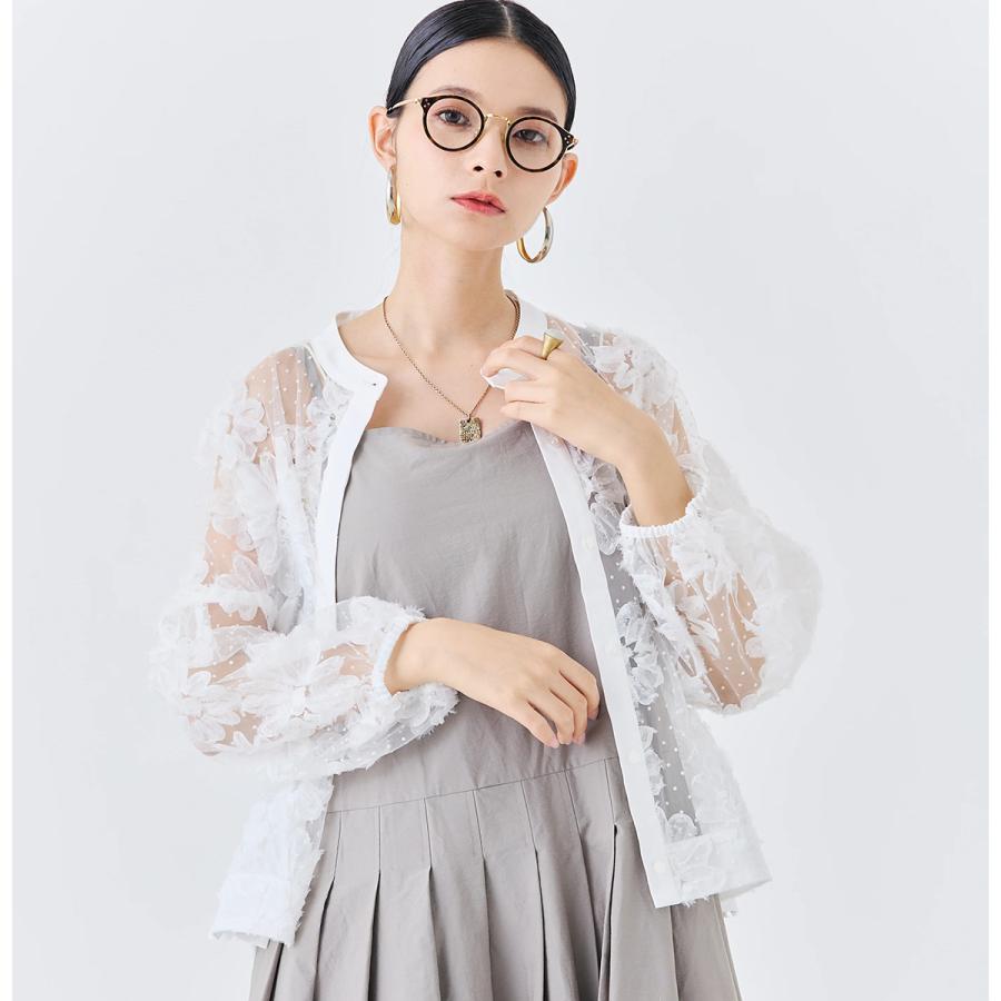 【TORRAZZO DONNA/トラッゾドンナ】Sheer Vest：ブラウス Torrazzo Donna（トラッゾドンナ）の「【TORRAZZO DONNA
