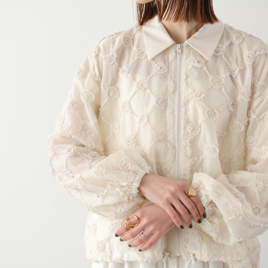 Torrazzo Donna（トラッゾドンナ） ブルゾン Textured Fringe Blouson