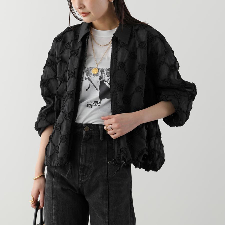Torrazzo Donna（トラッゾドンナ） ブルゾン Textured Fringe Blouson
