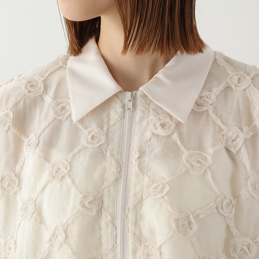 Torrazzo Donna（トラッゾドンナ） ブルゾン Textured Fringe Blouson