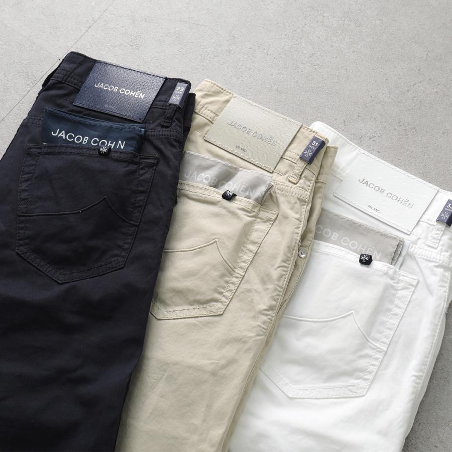 JACOB COHEN ヤコブ コーエン パンツ NICK ニック JUM_QE006 S2544 メンズ ボトムス スリムフィット ストレッチ スカーフ付 カラー3色の画像