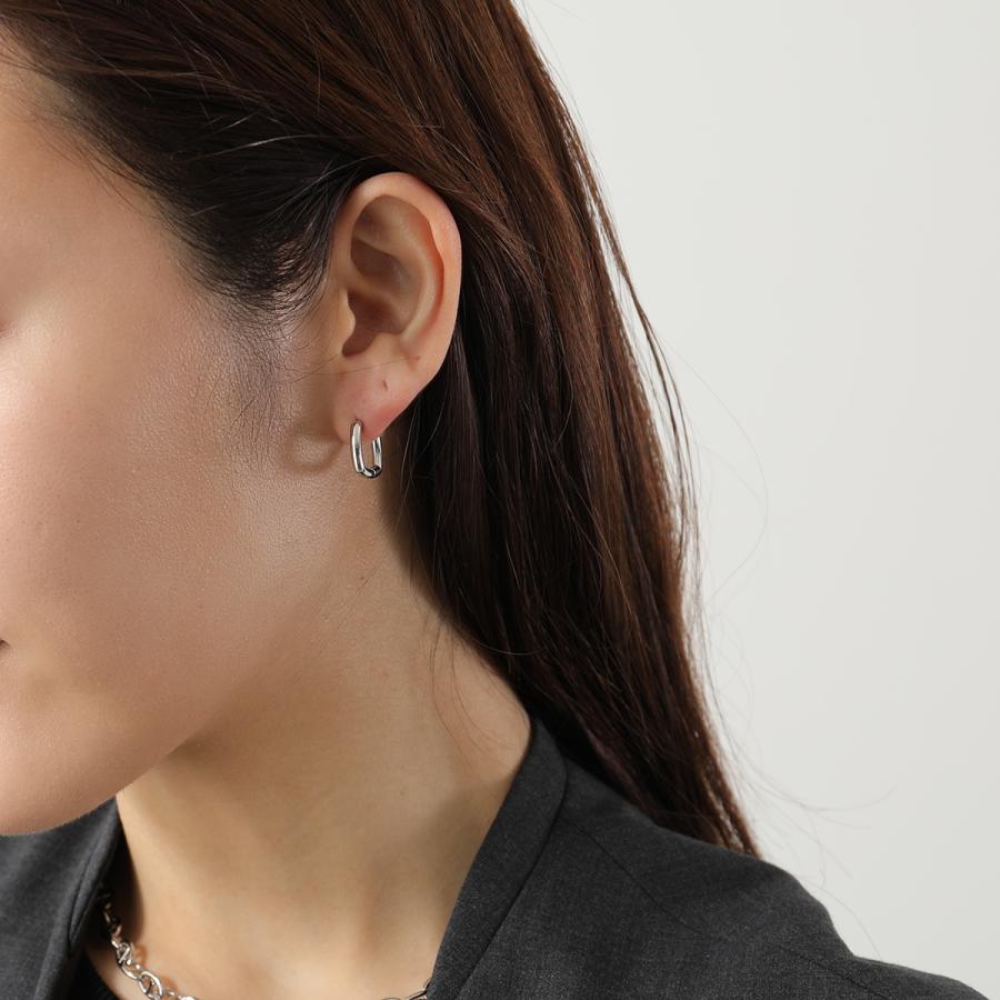 TOMWOOD トムウッド ピアス Frame Hoops Small フレーム フープ 101533 レディース メンズ スクエア silver925 アクセサリー シルバーの画像