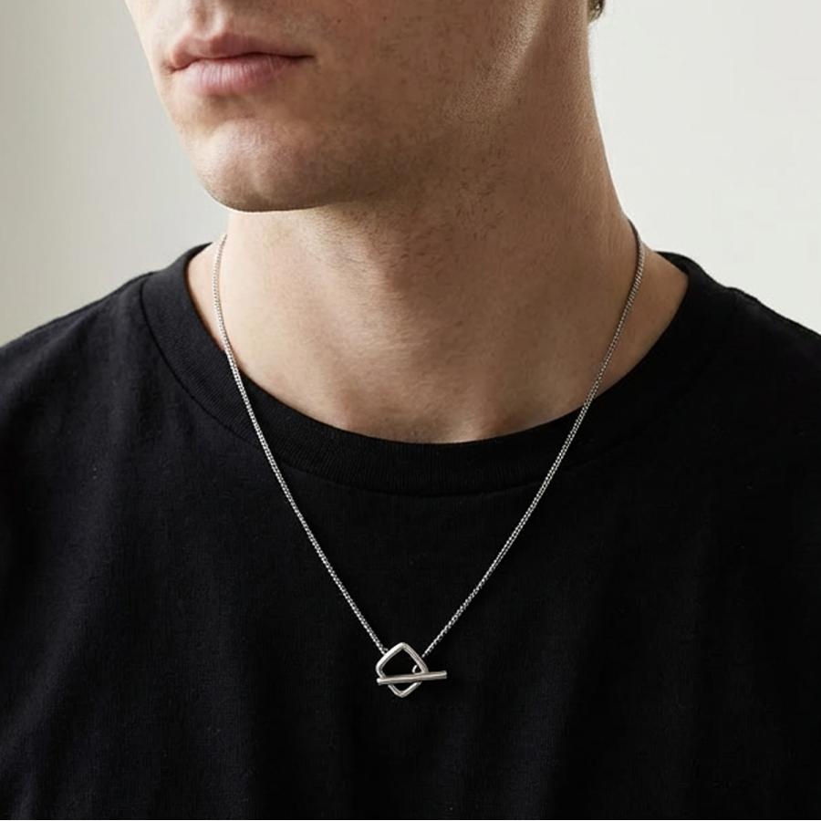 TOM WOOD（トムウッド） ネックレス Frame Pendant フレーム 20.5
