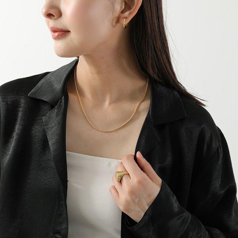 TOM WOOD（トムウッド） ネックレス Spike Chain Gold スパイク 18