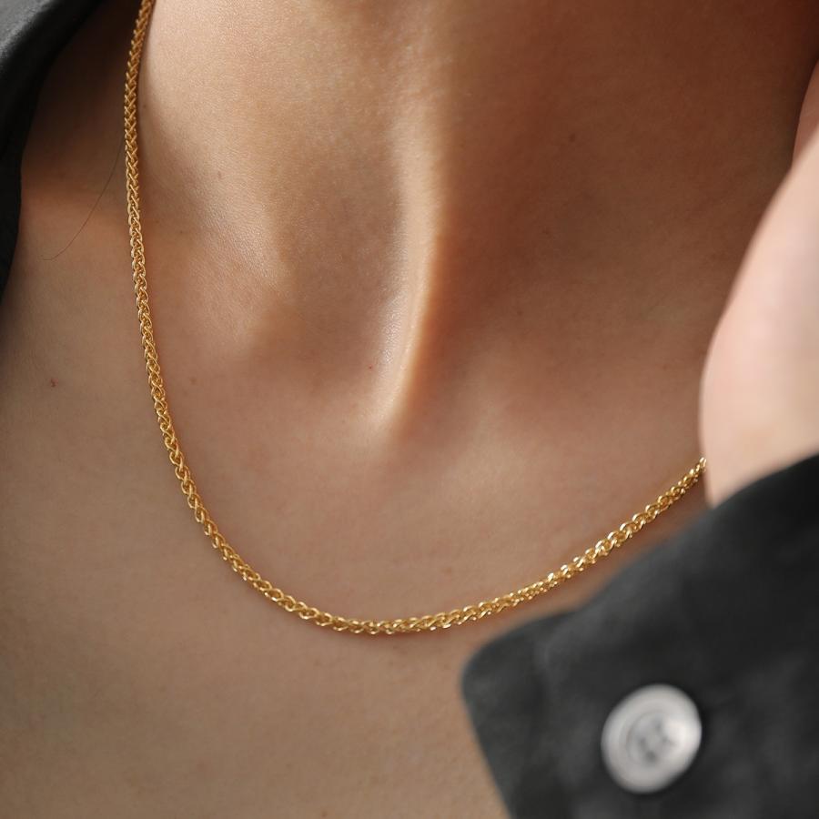 トムウッド　SPIKE チェーンネックレス　18inches TOM WOOD（トムウッド） ネックレス Spike Chain Gold スパイク 18