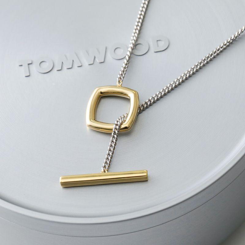 トムウッド　ペンダント&チェーン　まとめ売り TOM WOOD（トムウッド） ネックレス Frame Pendant Duo フレーム