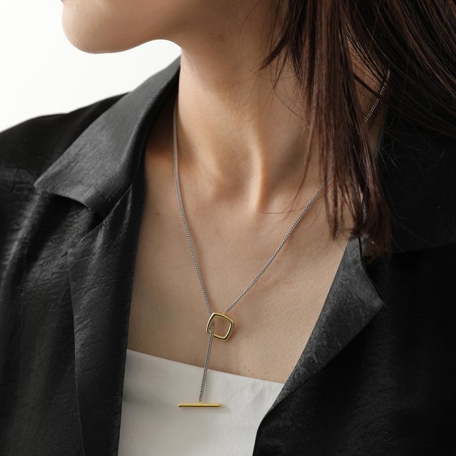TOM WOOD（トムウッド） ネックレス Frame Pendant Duo フレーム