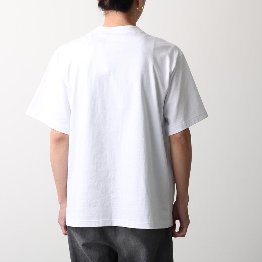 sacai × Carhartt WIP サカイ カーハート コラボ Tシャツ 26-01092S メンズ 半袖 ロゴ コットンジャージー クルーネック カットソー カラー2色の画像