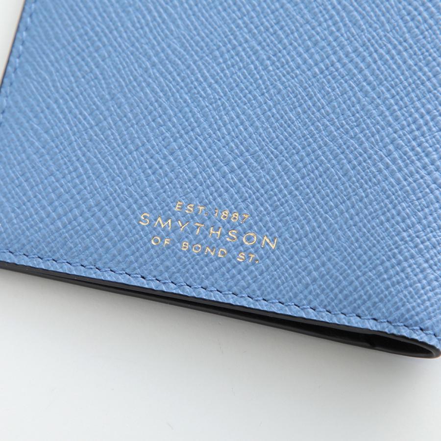 SMYTHSON ライトブルーパスポートケース Smythson（スマイソン） パスポートケース PMA P/PORT COVER