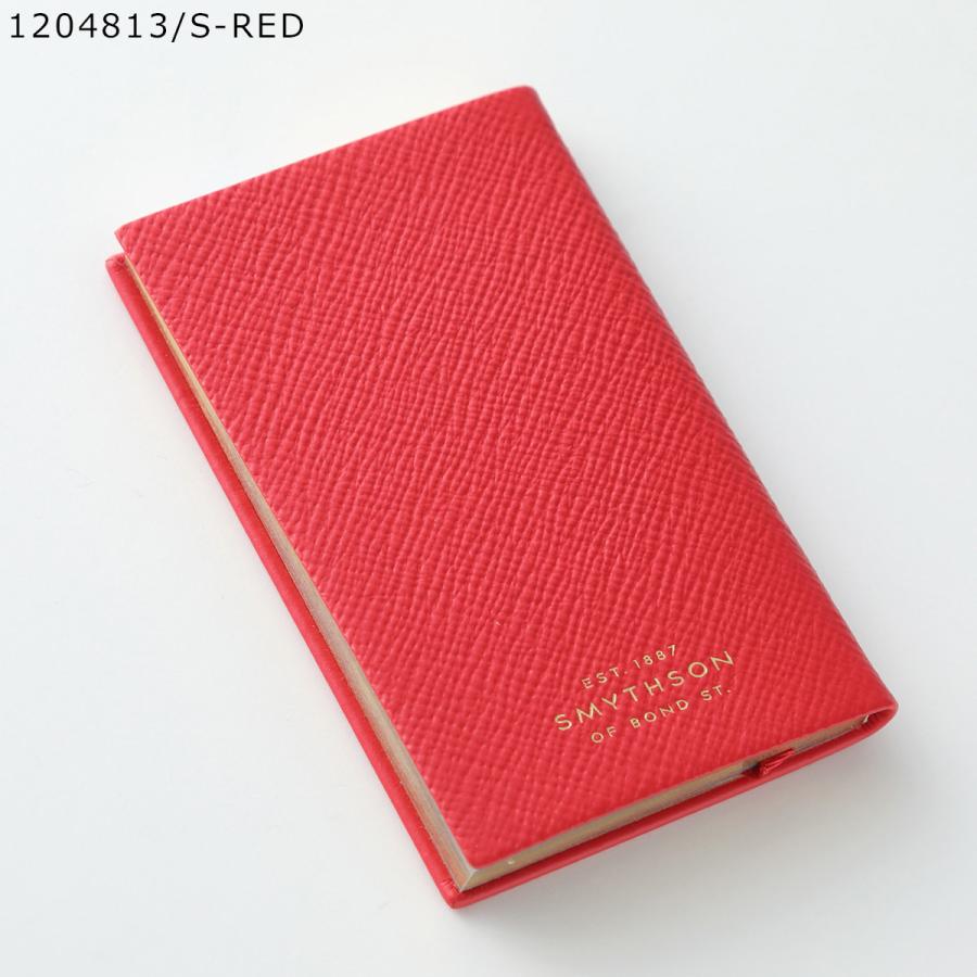 未使用品 スマイソン Smythson Soho ノート レッド Smythson（スマイソン） ノートブック P/G WFR NOTEBOOK FR レディース