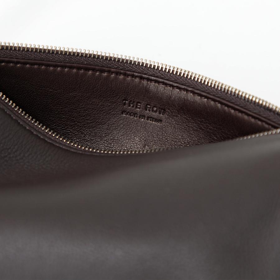 THE ROW ザ・ロウ ハンドバッグ 90's Bag W1281 L97 レディース レザー トップハンドルバッグ ミニバッグ ロゴ 鞄 DARK-BROWN-ANS W1281L97DBASの画像
