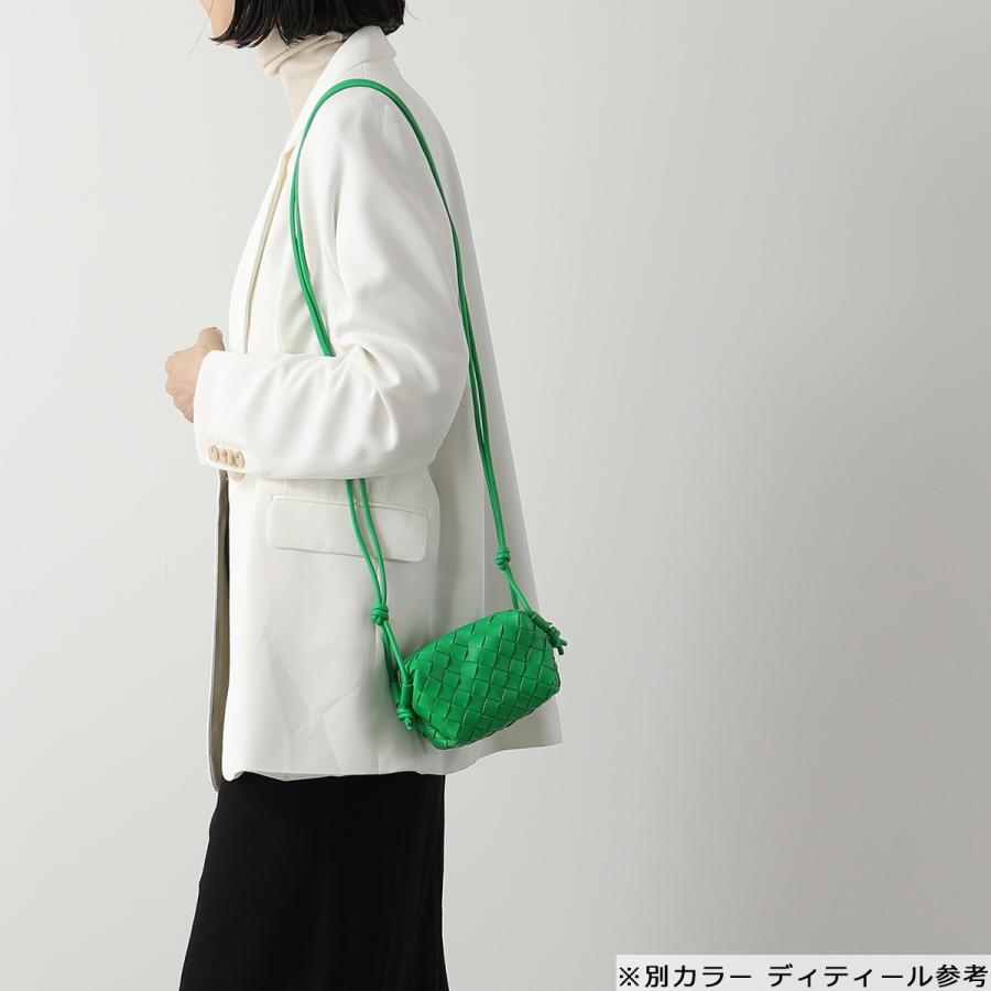BOTTEGA VENETA ボッテガヴェネタ イントレチャート キャンディループ ショルダーバッグ ホワイト ミニバッグ ゴールド金具 レザー BOTTEGA VENETA（ボッテガ・ヴェネタ） ショルダーバッグ キャンディー