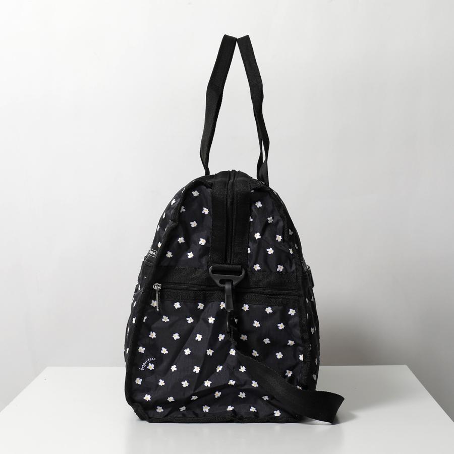 最終値下げ！美品！レスポートサック　ボストンバック　黒×花柄　ミニポーチ付 LeSportsac（レスポートサック） ボストンバッグ CLASSIC クラッシック
