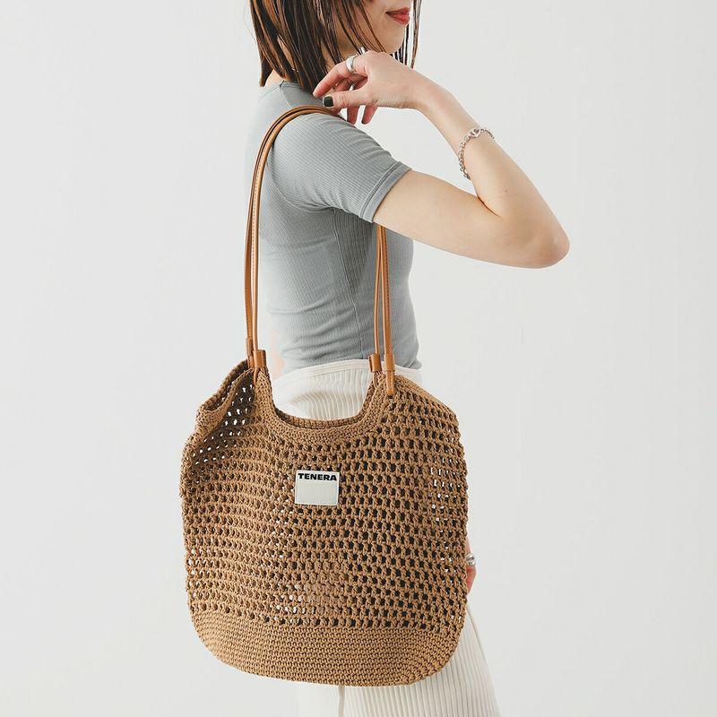 TENERA テネラ クロシェバッグ Woven Bag ウーブン バッグ レディース