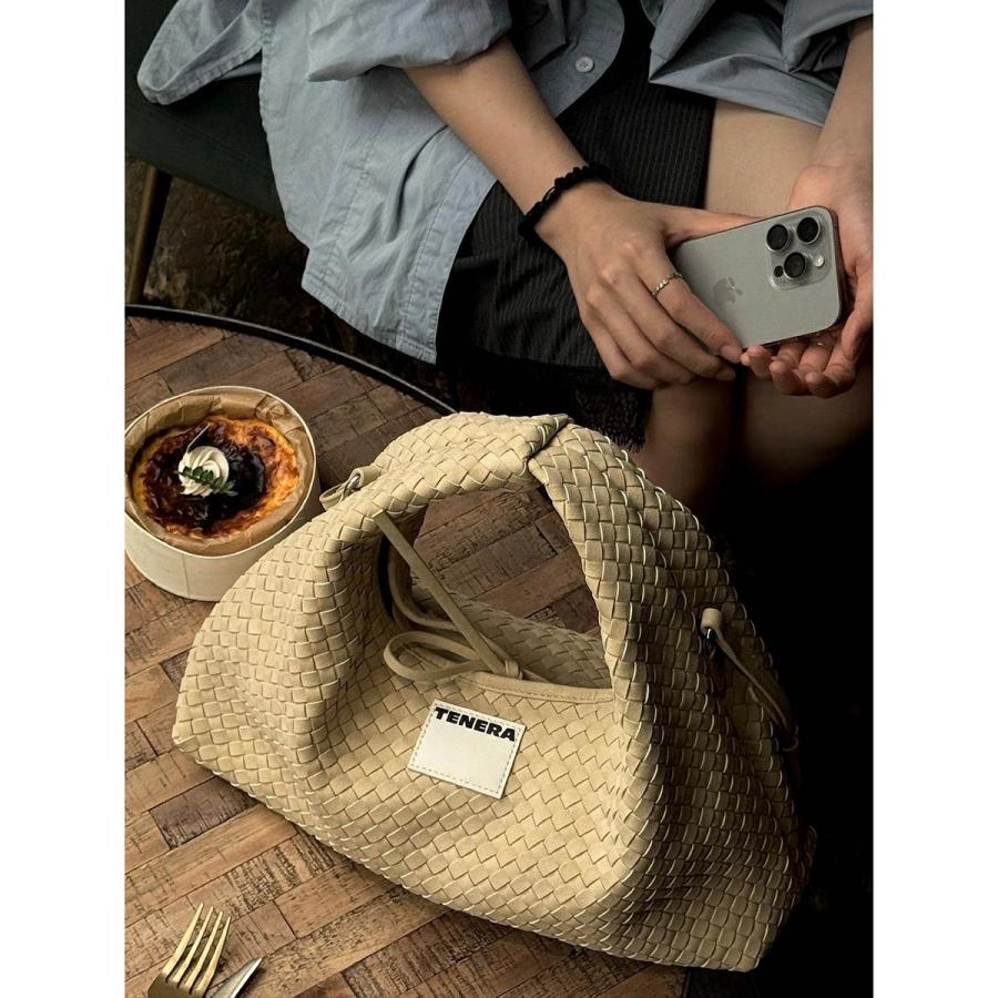 TENERA テネラ ハンドバッグ Small Hobo Bag スモール ホーボーバッグ