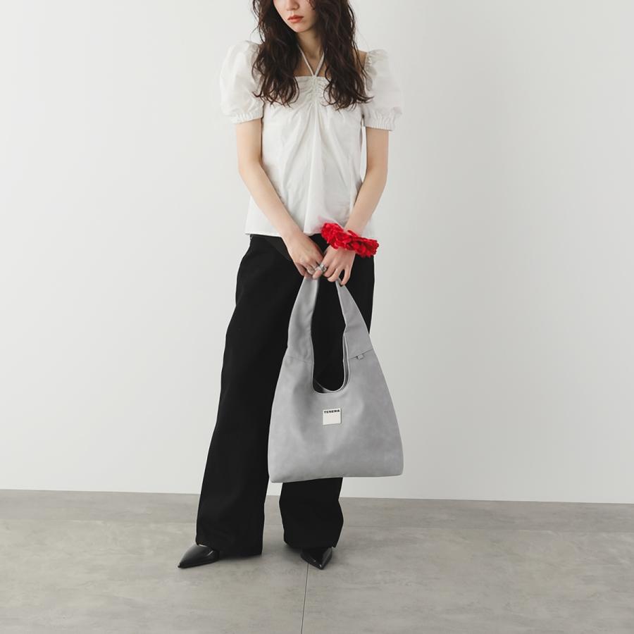 TENERA テネラ トートバッグ Suede Triangle Large Hobo