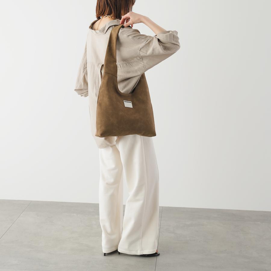 TENERA テネラ トートバッグ Suede Triangle Large Hobo トライアングル ラージ ホーボーバッグ レディース スエードコレクション 鞄 カラー2色の画像