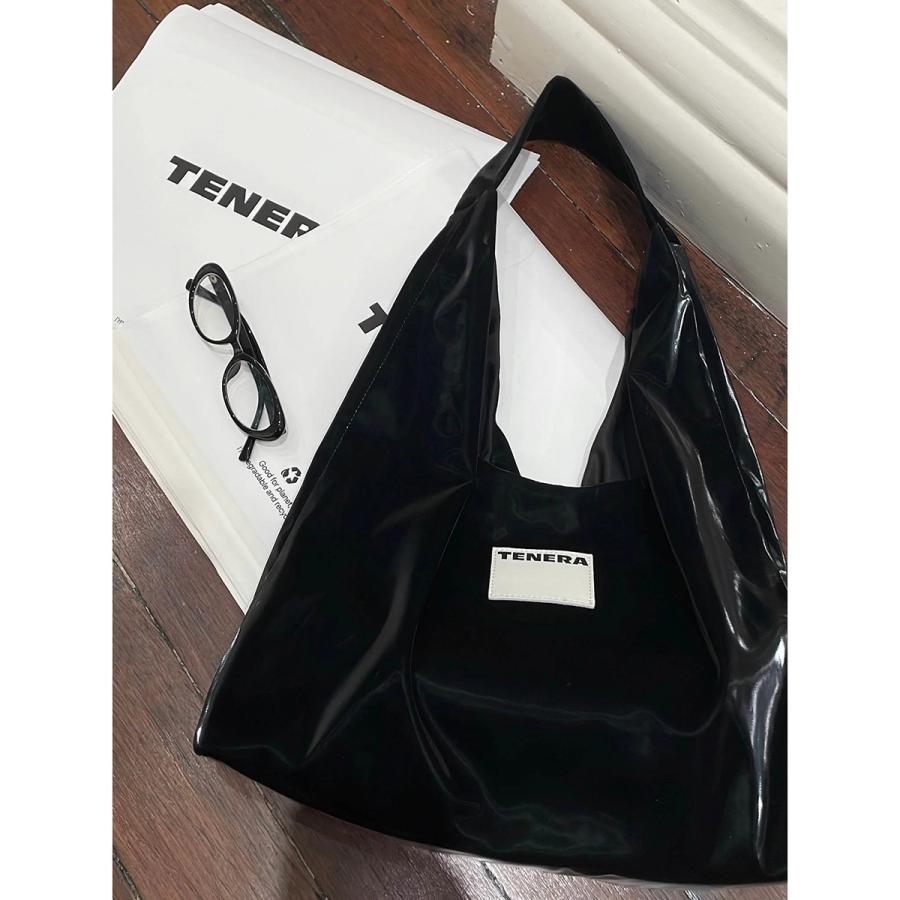 TENERA テネラ トートバッグ Large Hobo Shoulder Bag ラージ ホーボーバッグ レディース スウェード調 ベルベット調 鞄 カラー2色の画像