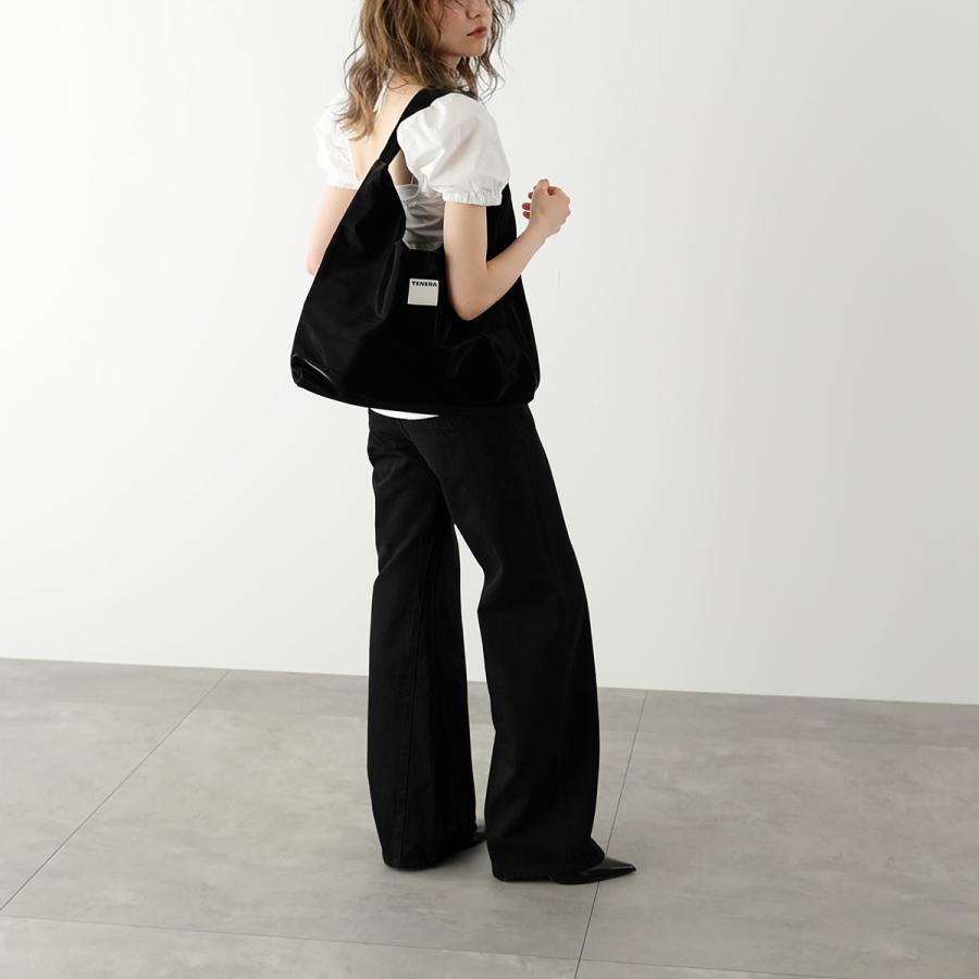 TENERA テネラ トートバッグ Large Hobo Shoulder Bag ラージ ホーボーバッグ レディース スウェード調 ベルベット調 鞄 カラー2色の画像