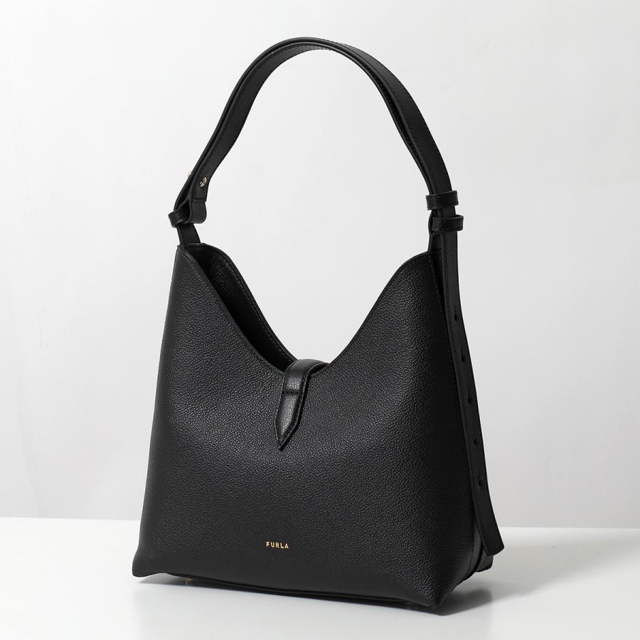 FURLA フルラ ワンショルダーバッグ ホーボー レザーバッグ 本革 美品♪ FURLA（フルラ） ハンドバッグ LARA ラーラ S HOBO スモール ホーボー