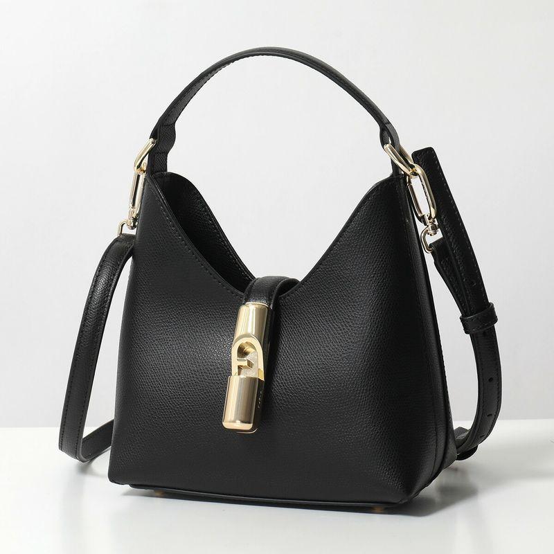 フルラ イリデ ミニバッグ ハンドバッグ ショルダー ブラック FURLA（フルラ） ハンドバッグ IRIDE MINI イリデ ミニ WE00876 ARE000