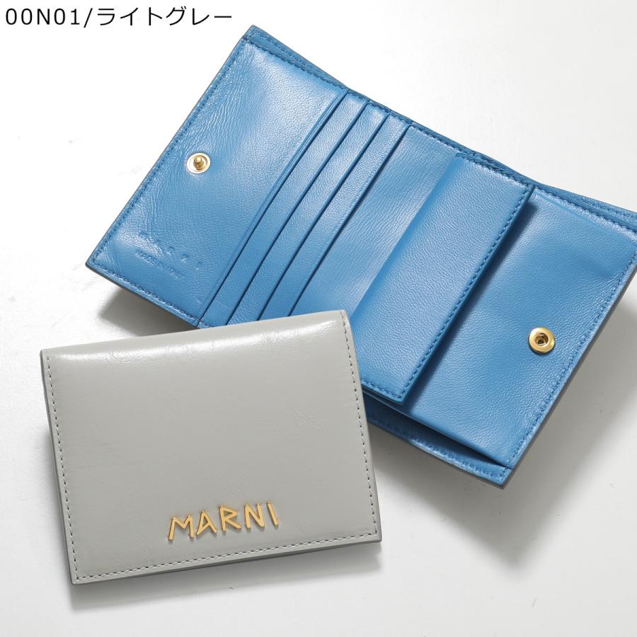 MARNI マルニ レディース コンパクト財布 MARNI（マルニ） 二つ折り財布 PFMOQ14Q16 P8914 レディース レザー