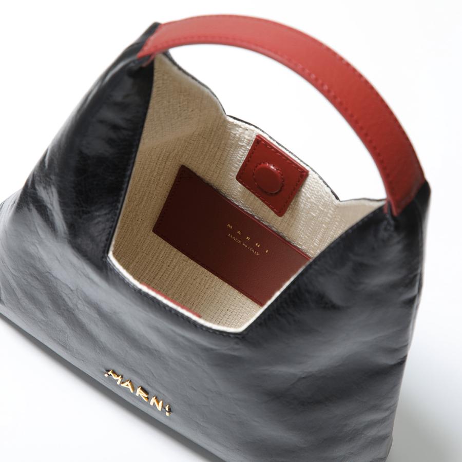 MARNI マルニ ハンドバッグ BMMP0171U0 P8914 レディース レザー ロゴ 鞄 00N99の画像