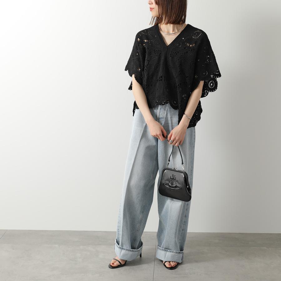 Vivienne Westwood ヴィヴィアンウエストウッド ハンドバッグ VIVIENNES CLUTCH 52050009 42071 レディース オーブ がま口 鞄 N401/BLACK